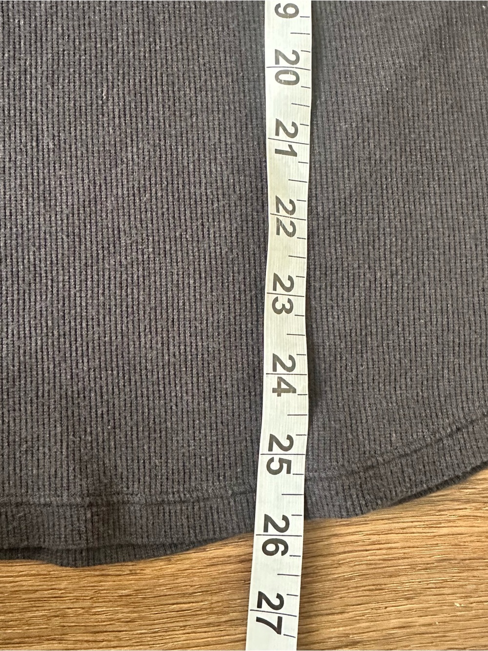 Athleta Long Sleeve Ribbed Scoop Neck Shirt Black Medium Basic Layering Capsule - Picture 5 of 6